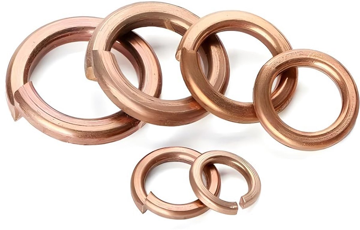 Ringen van messing, M6, 30 stuks