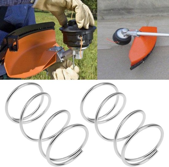 6 Stks Trimmer Hoofd Druk Veer 40069973100 Compatibel met STIHL AutoCut C6-2 — afbeelding 2