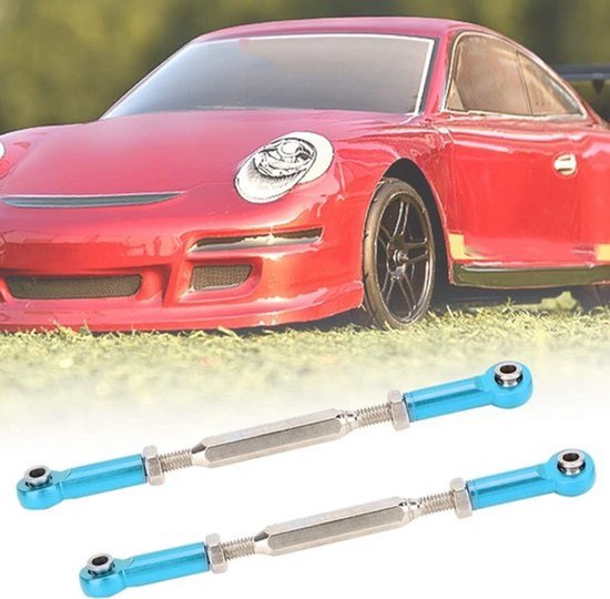 Verstelbare Aluminium Stuurstangen Linkage voor RC Auto Modellen 88mm — afbeelding 3