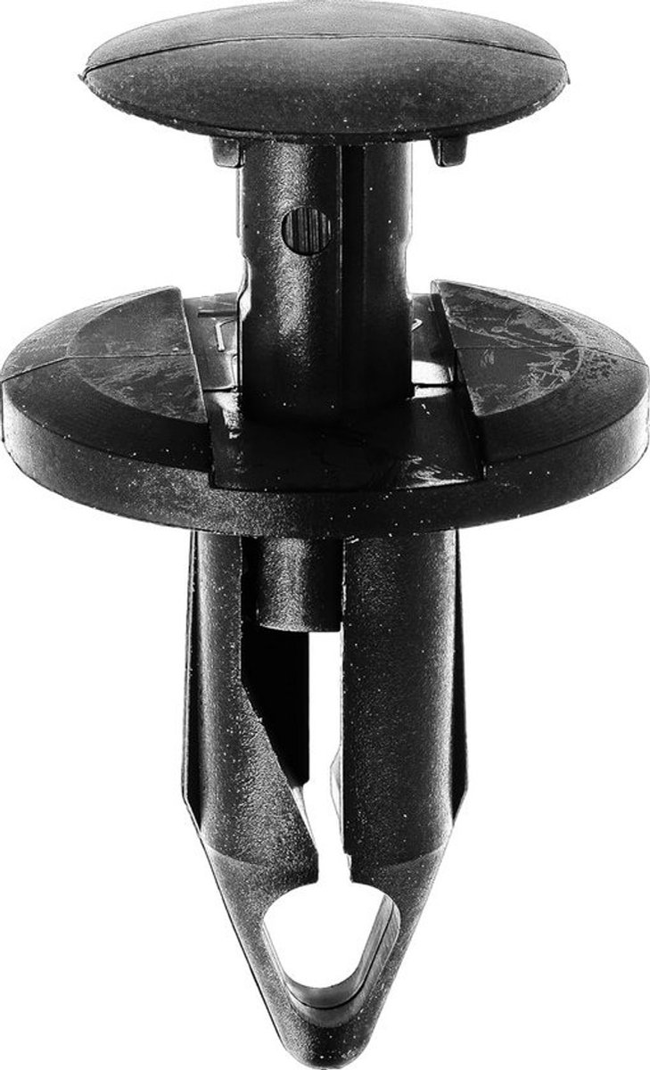 Zwarte Kunststof Klinknagels voor Spatborden en Bescherming - 8 mm