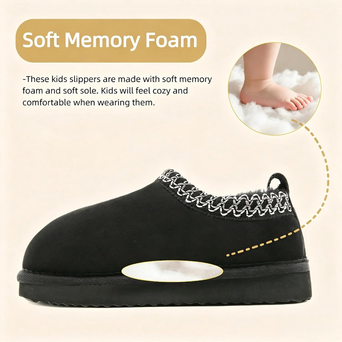 Kinderen Slippers Platform Mini Laarzen Fuzzy Huis Slipper Bont Fleece Winter Thuis Schoenen Indoor en Outdoor