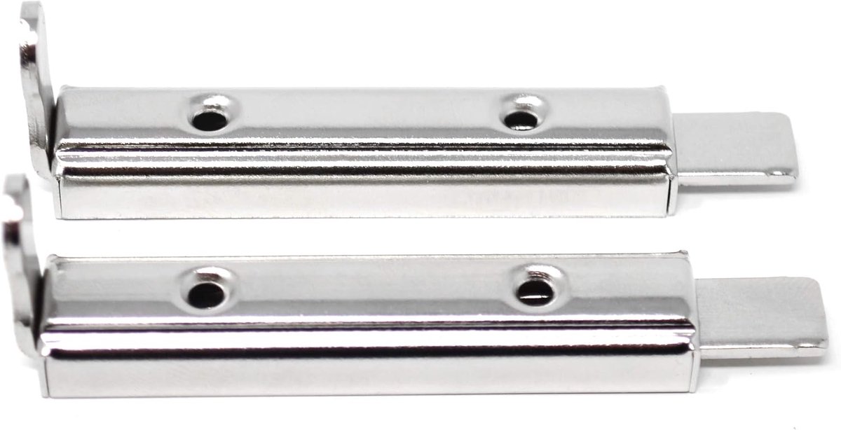 Set van 2 meubelgrendels met schuifsluiting voor badkamer, meubels, huisdierpoorten, 6 cm