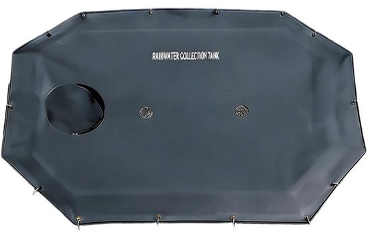 Regenwateropvangsysteem - Watertank Opvangsysteem - Tuin Bewateren - Ondergronds Installatiesysteem - 100x100x50cm - Zwart