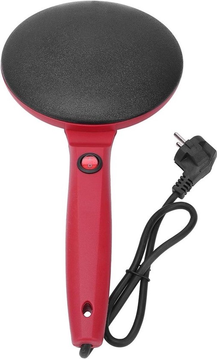 Elektrische Crêpe Maker - Pannenkoek Machine - Snel Ontbijten - Automatische Temperatuurregeling - 20 cm Plaat - Zwart