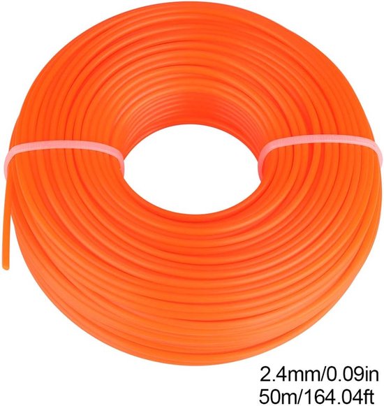 draadspoel voor grastrimmer, 2,4 mm trimmerlijn Nylon koord Draad Rond snoer Grastrimmer op benzine(50 miljoen) — afbeelding 2