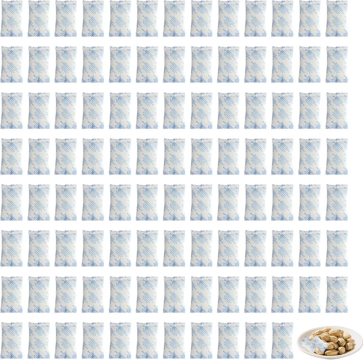 1 g x 100 stuks silicagel zakken, silicagel zakken, silicagel zakken, silicagel zakken, silicagel zakken, silicagel zakken voor kasten, laden, tassen