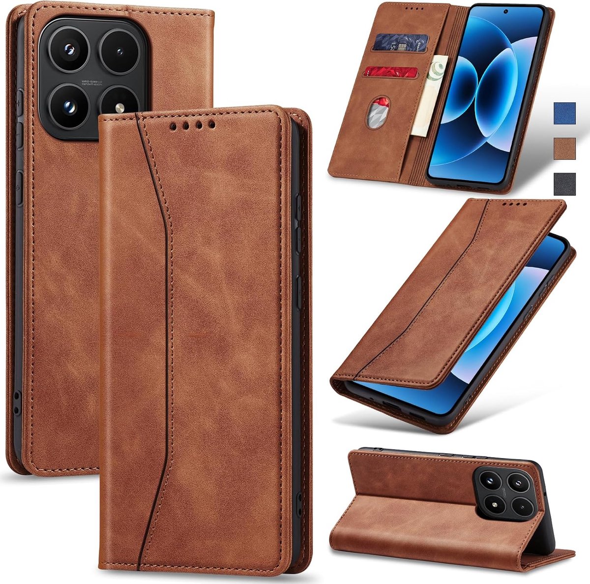 Hoesje voor Xiaomi 17,Bruin