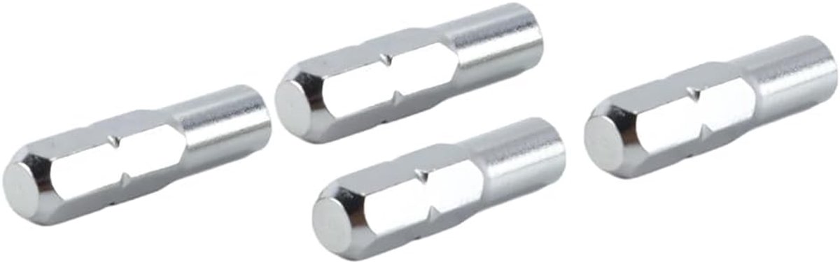 2 stuks zeskantschroevendraaierdoppen 1/4 inch bitadapter, zeskantconverter, binnendiameter 4 mm