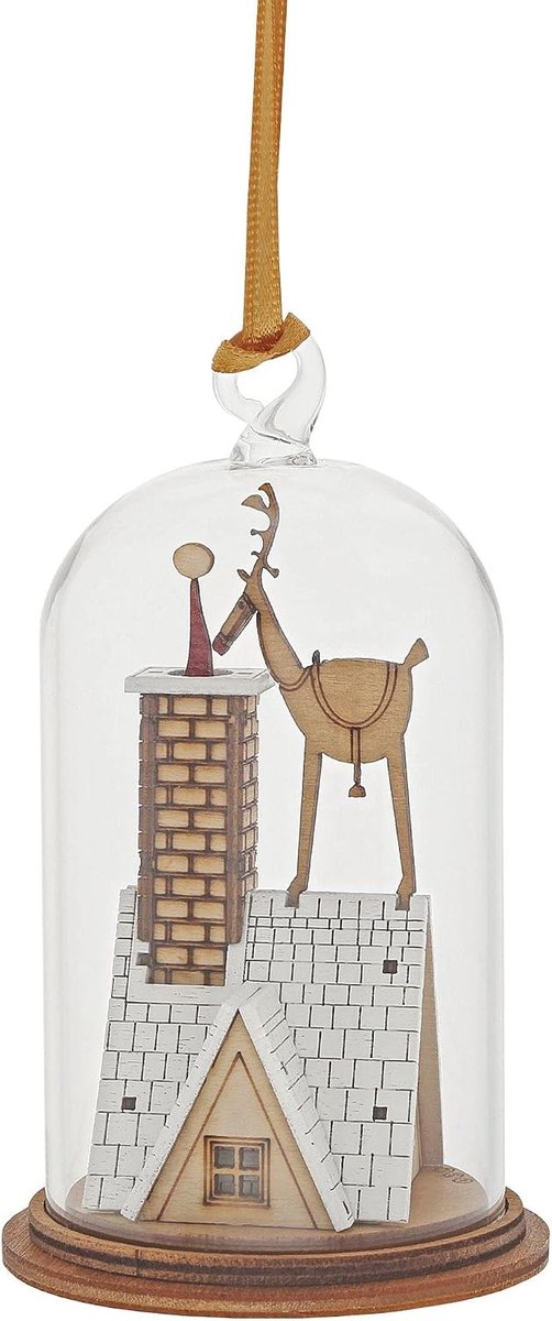 Christmas Eve Ornament, A30268, veelkleurig, klein
