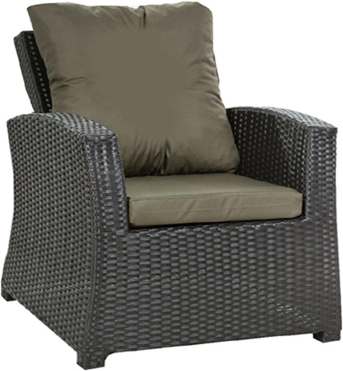 Stoelen, zacht en comfortabel, ideaal voor rotanmeubels, relaxstoelen, buitenbanken, zit- en rugkussens (groen)