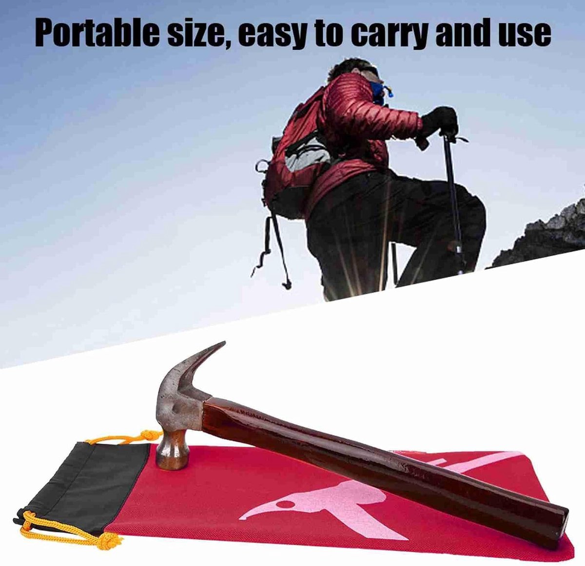 Tent Peg Bag Camping Draagbare Tent Stakes Bag Hamer Nagel Tas Voor Wandelen Camping Tent Hamer en andere Accessoires