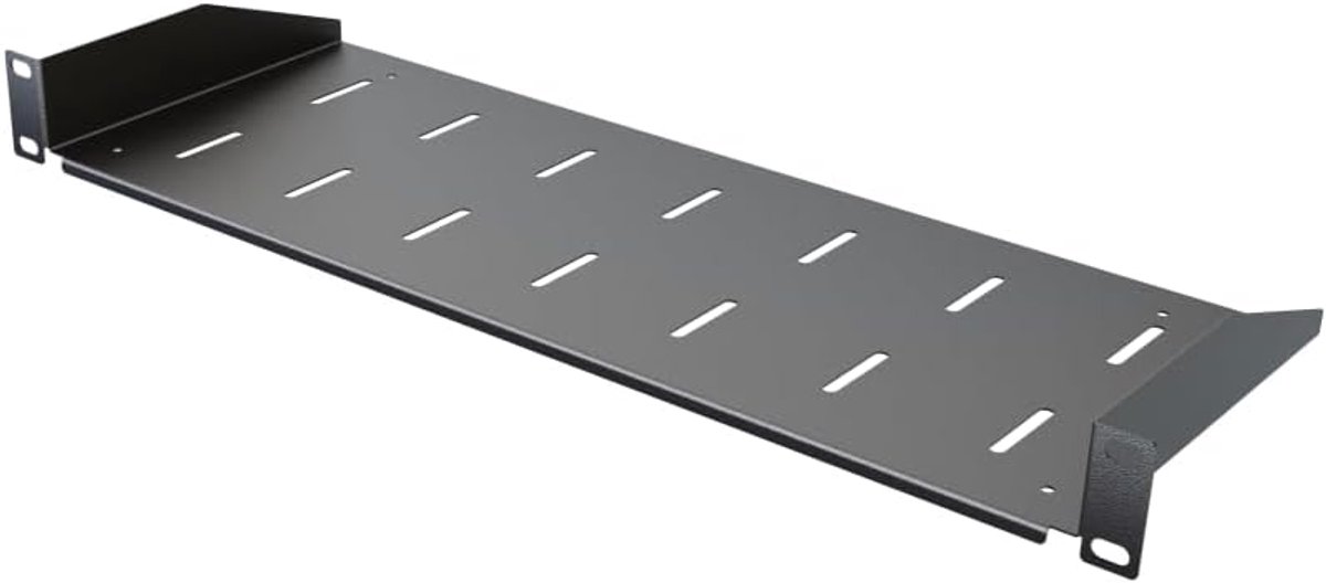 Shelf 19" 1U 170mm Black