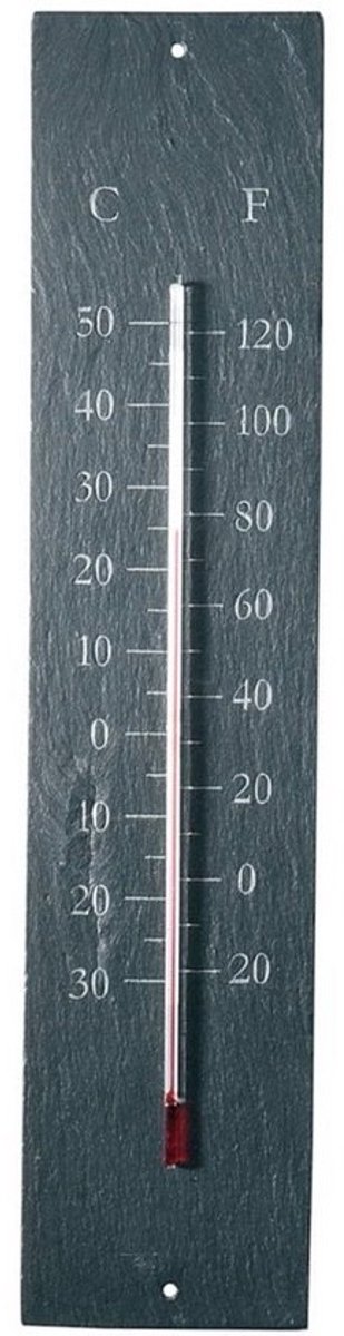 Grote Buiten Thermometer Schalie Design 45 cm