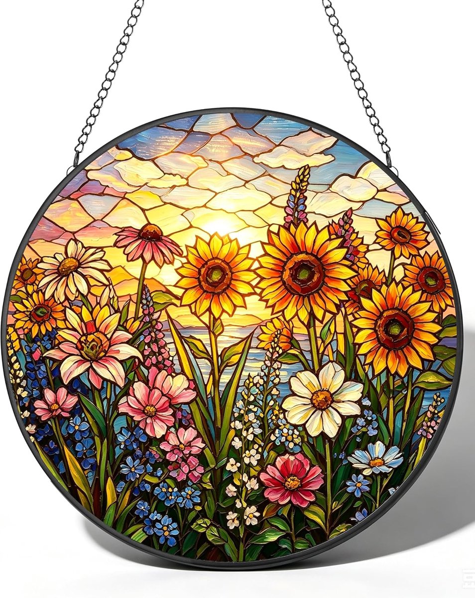 Glas zonnevanger raamdecoratie dieren