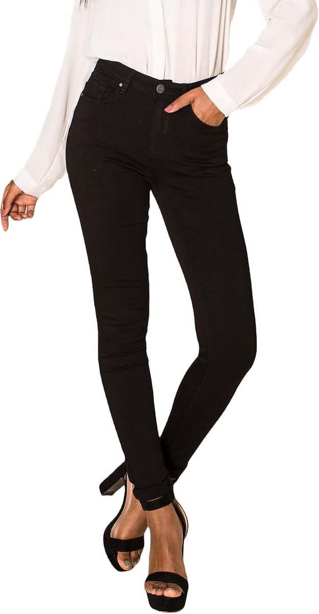 Jeans, slimfit, push-up, skinny jeans, middelhoge taille