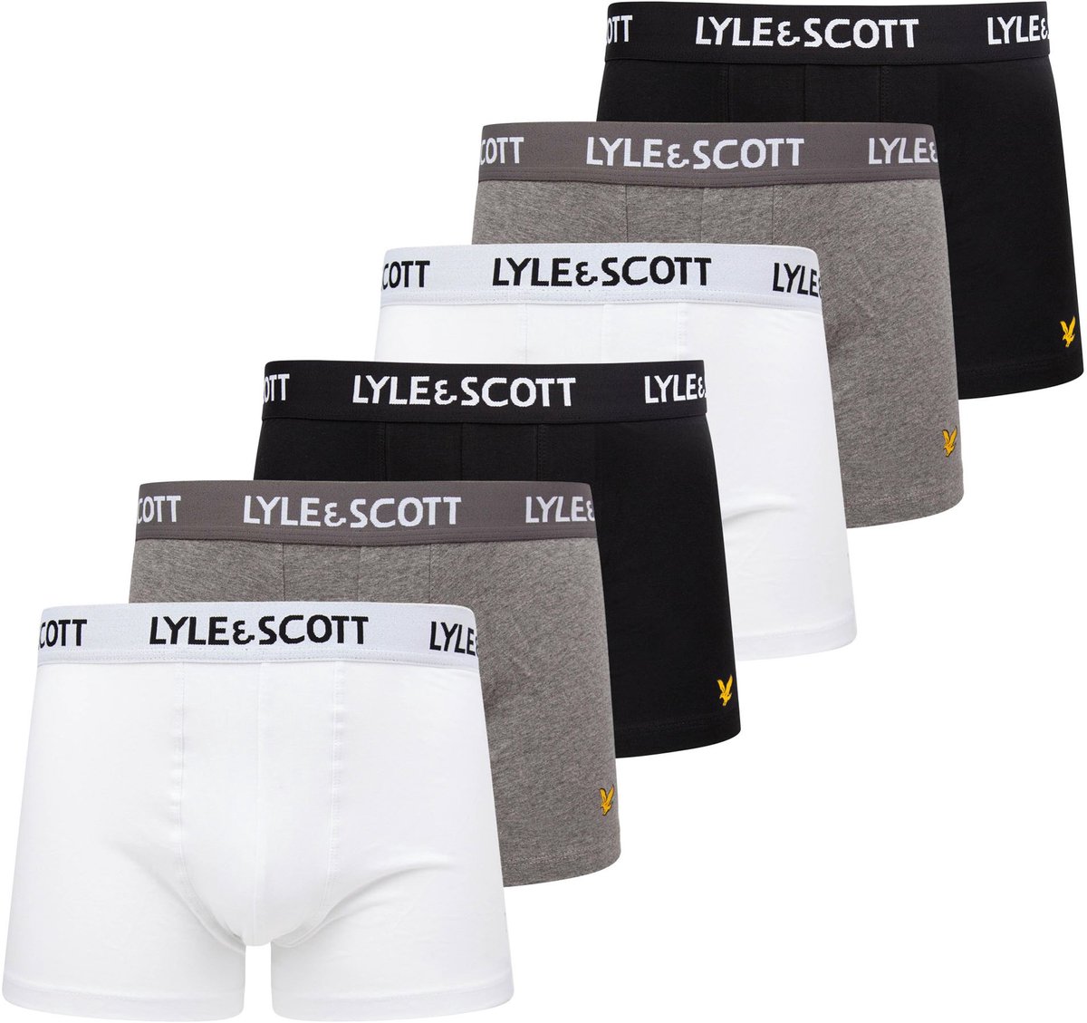 LYLE & SCOTT Boxershorts Barclay 6P Set van 6