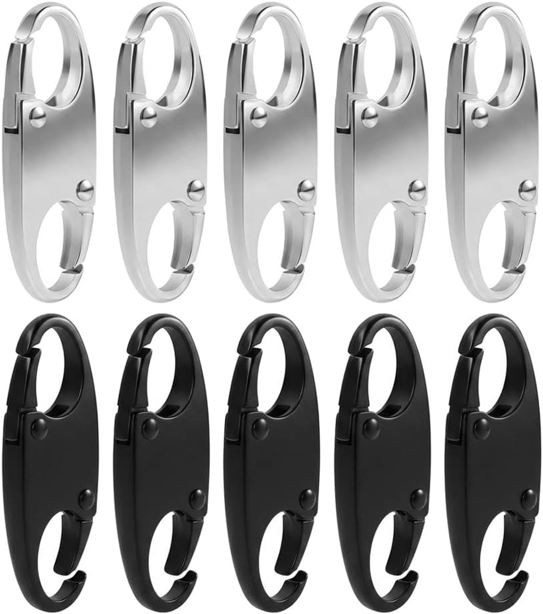 10 stuks diefstalbeveiliging rugzak rits, anti-diefstal sluiting voor bagage, rugzak, handtas, portemonnee, ritsschuiver, veelzijdig inzetbaar