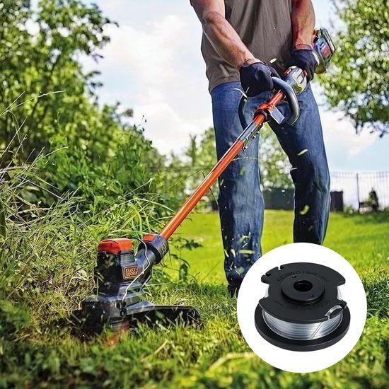 draadspoel voor grastrimmer Nylon spoel met automatische voeding, compatibel met Einhell — afbeelding 3