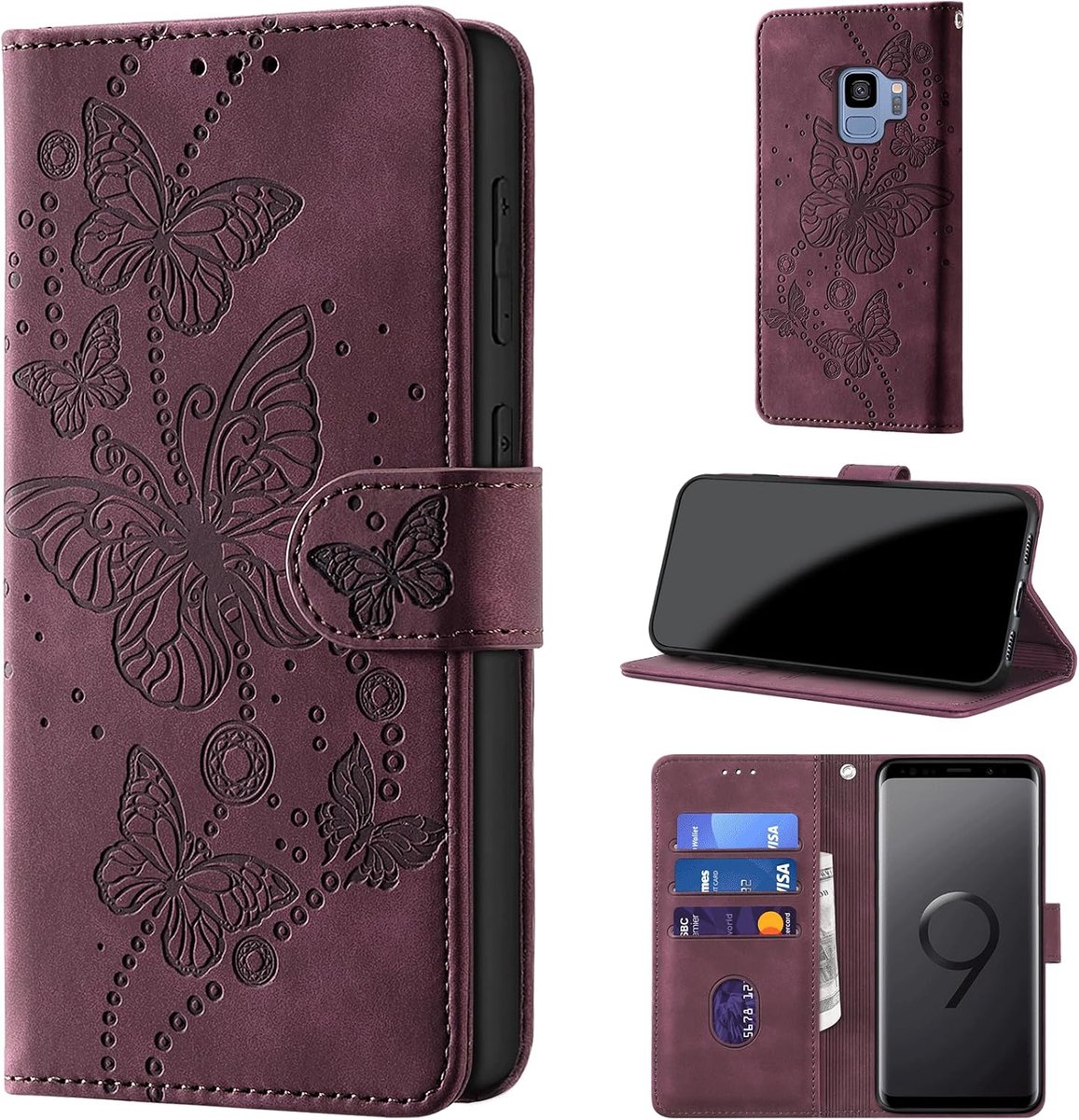 Beschermhoes voor Samsung Galaxy S9 5,8 Zoll, lichtblauw