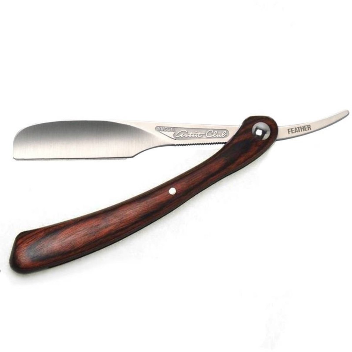 Feather - Open scheermes - Artist Club DX Professional Razor - Wood