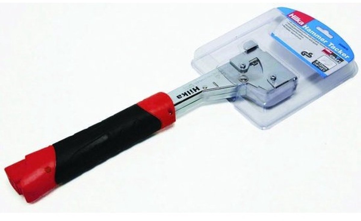 Hamertacker - Nietpistool Tacker - Snel Bevestigen - Stalen Constructie - 6-12 mm - Rood