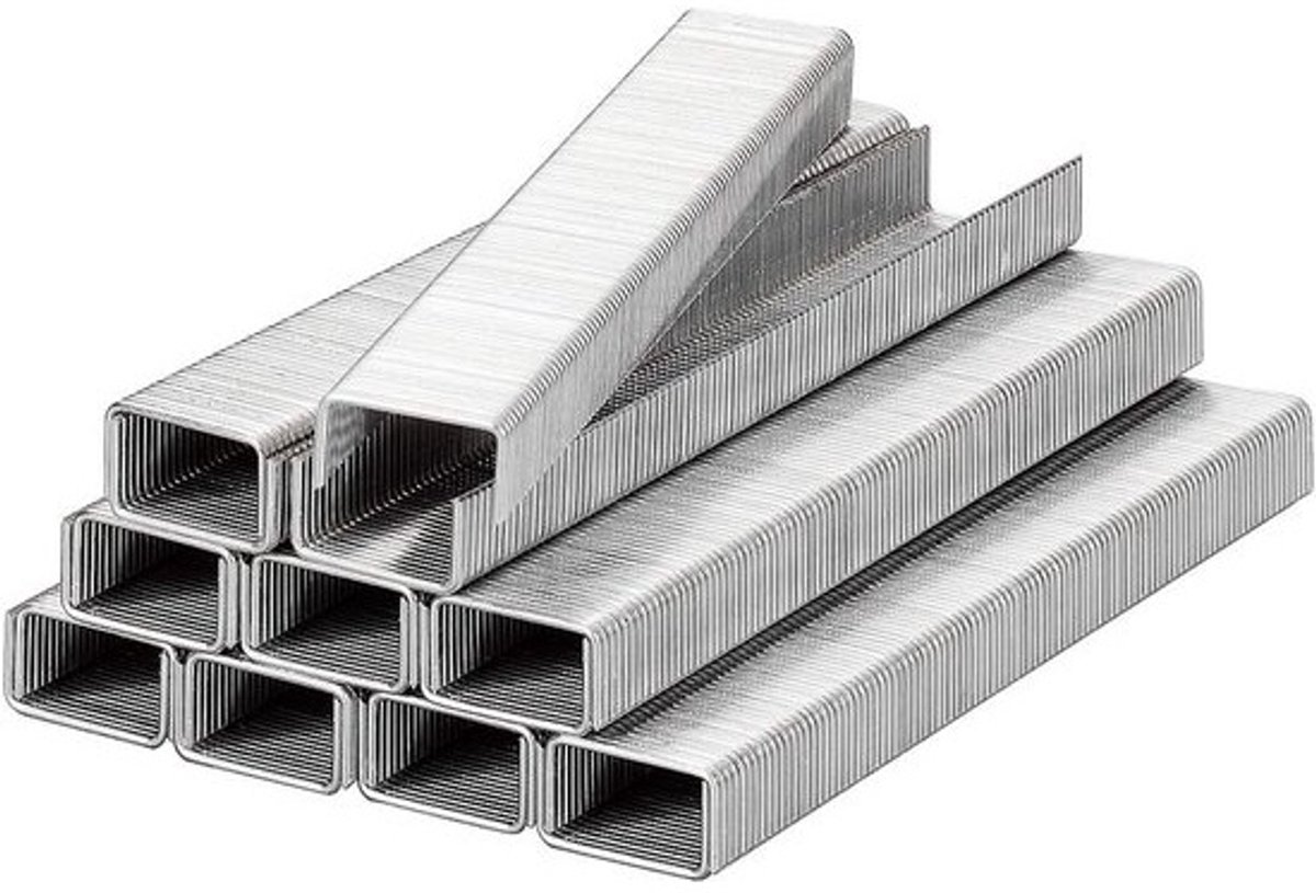 Platte nietjes type 052/352 met C-punt voor nietpistolen