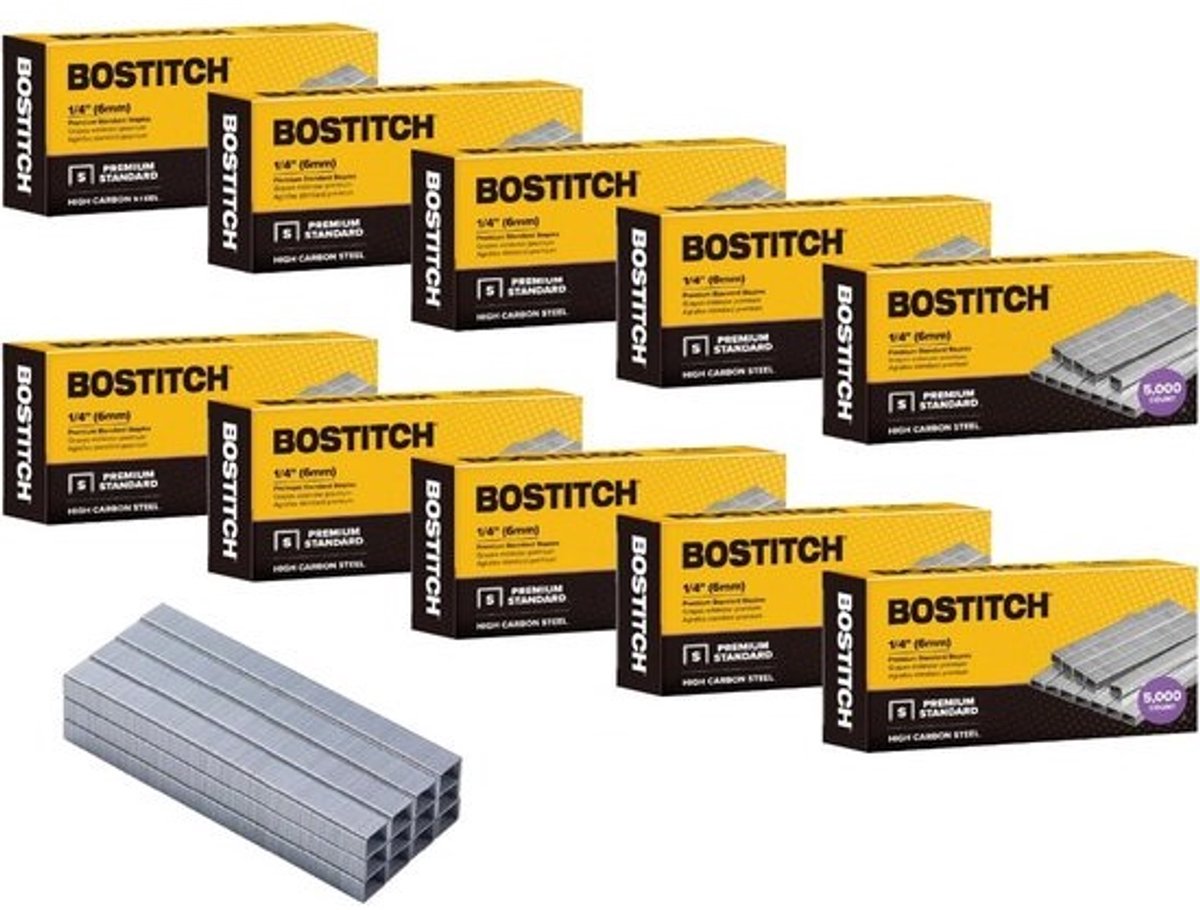 50.000 Standaard nietjes 6mm (1/4 inch) - Hoogwaardige nietjes voor nietmachines