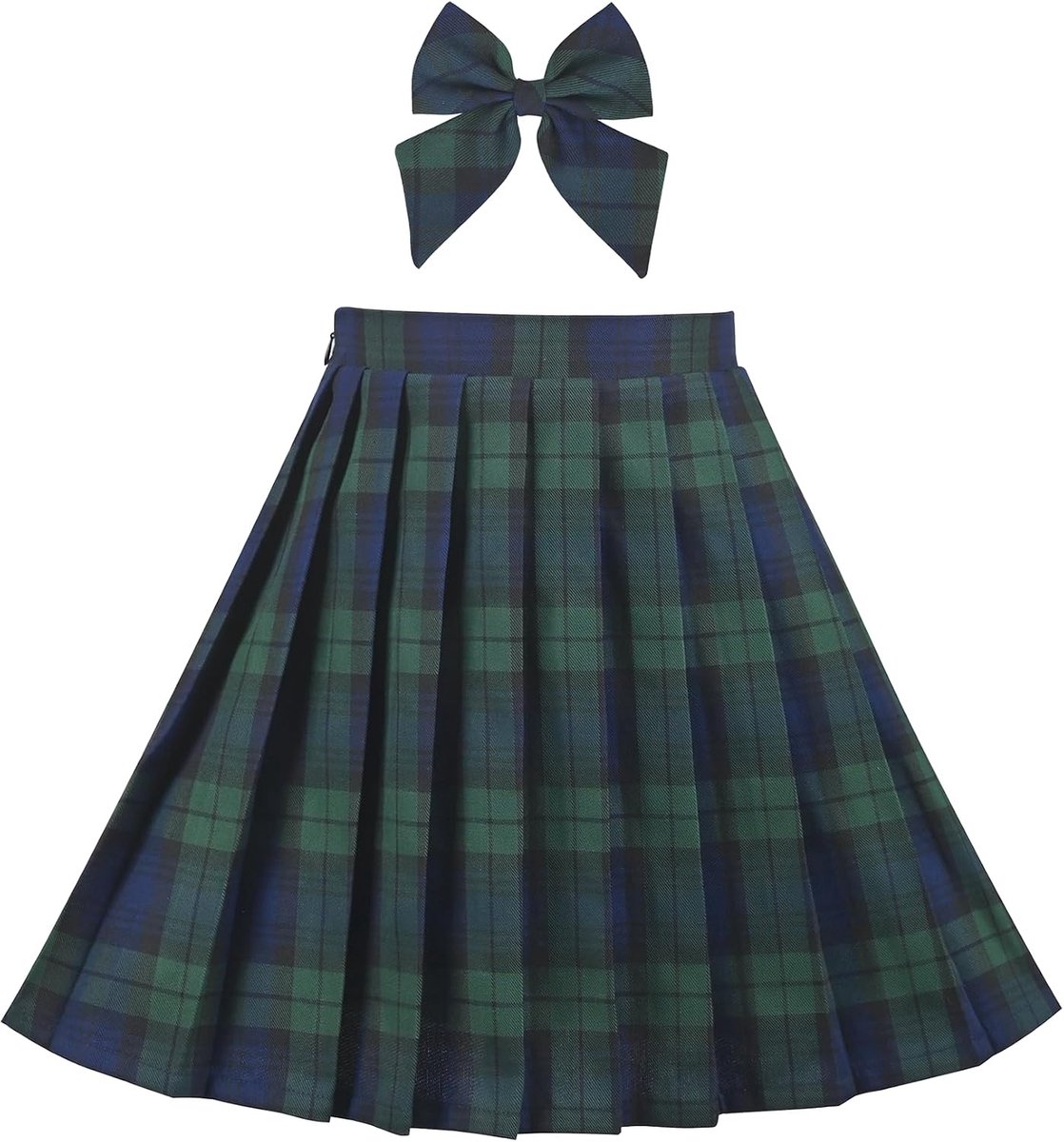 Rok Back School Uniform Rood Tartan Rok 4-14 jaar