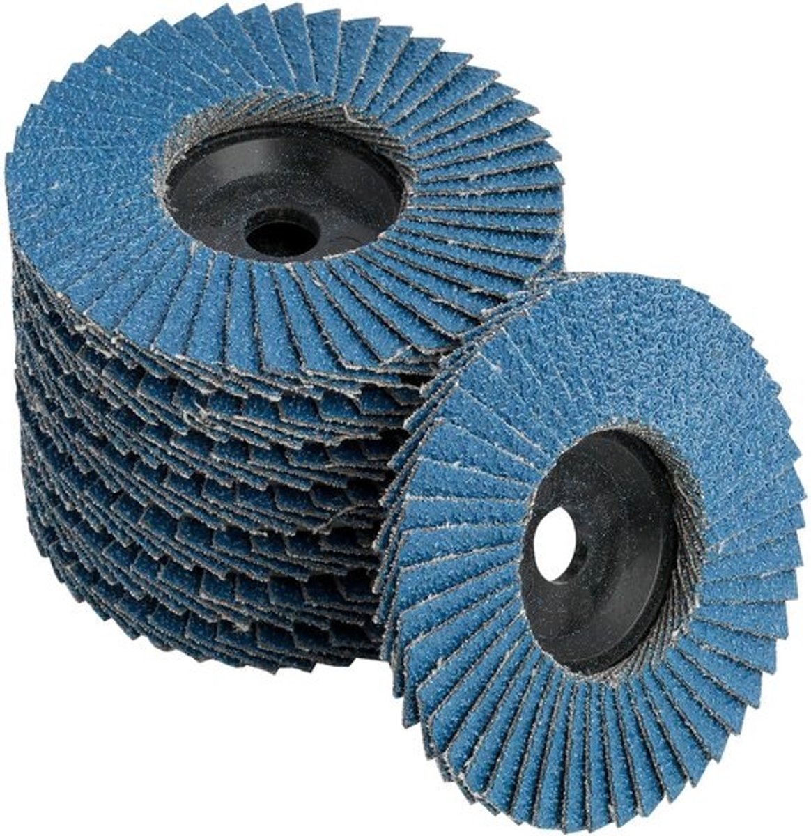 Solidchoice - Set van 8 Lamellenschijven voor Haakse Slijper - Ø 76 mm, Geschikt voor Metaal, Hout en PVC