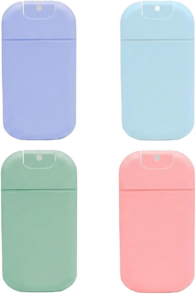 Draagbare Mini-parfumverstuiver - 4 Stuks Macaron Kaart-Sprayflessen voor Reizen, Cosmetica en Dagelijks Gebruik