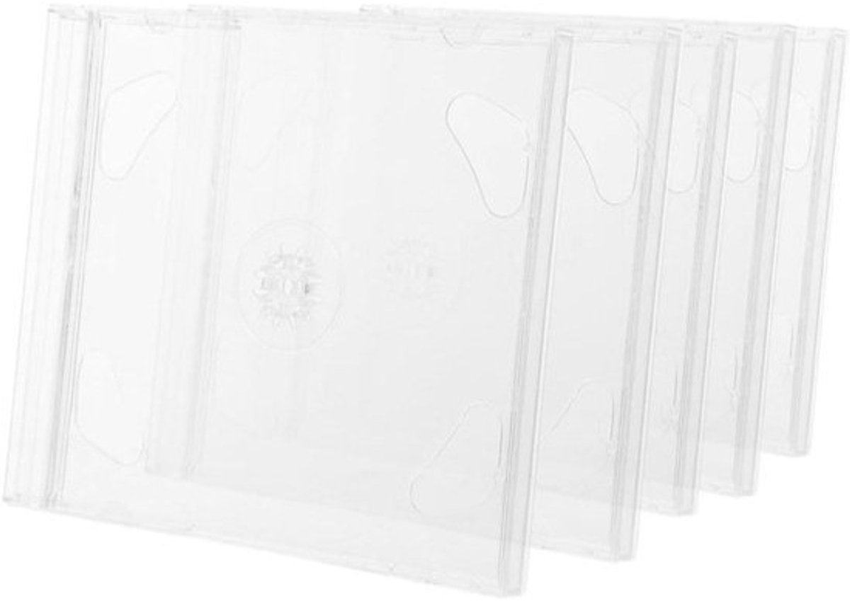 Cd-opbergtas 5 Stuks - Cd-hoesjes Organizer - Cd's Beschermen - Doorzichtig Ontwerp - 14.4cm Breed - Transparant