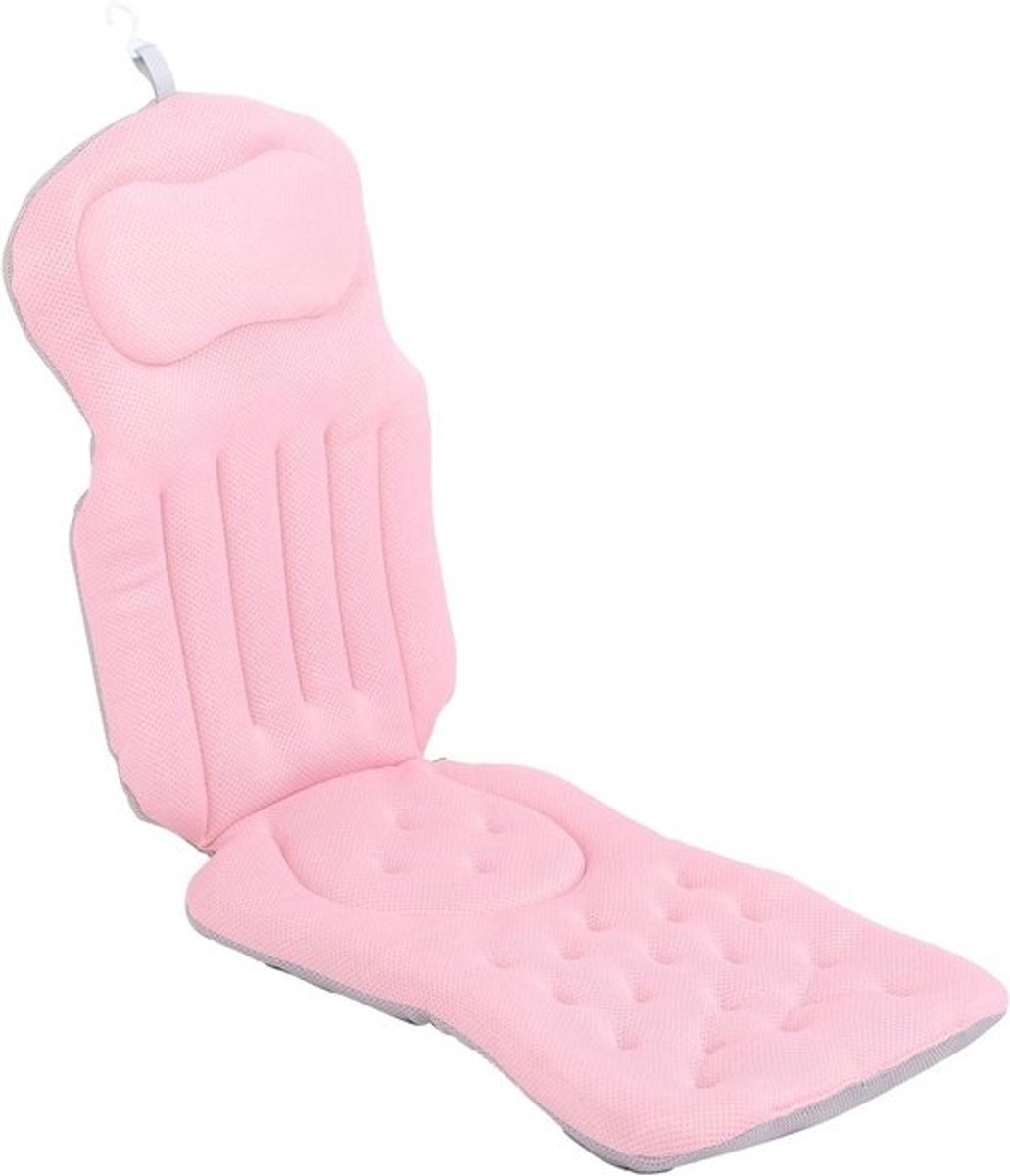 Badkussen Volledig Lichaam - Badkussen Neksteun - Ontspannen in Bad - Ergonomisch Ontwerp - Niet Gespecificeerd - Roze