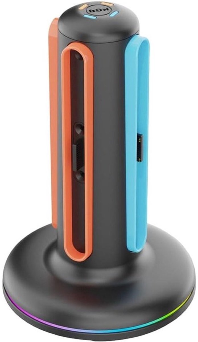 Oplaaddock Switch Controllers - Controller Lader Station - Games Opladen - Magnetische Interface - 14.5 cm - Zwart