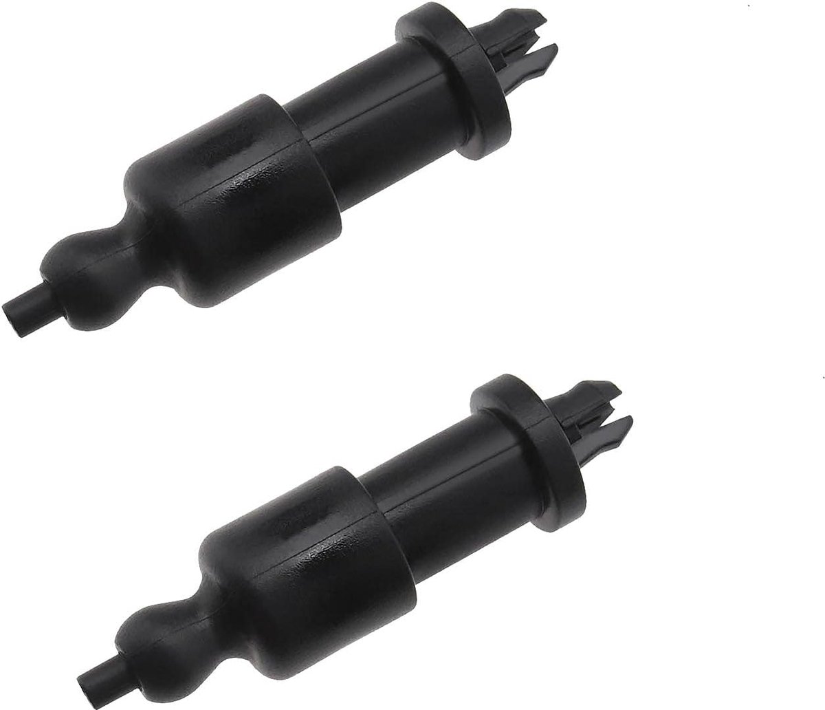 Dailygoods - Plank Bevestiging String Clips - 2 stuks - Eenvoudig te installeren - Zwart - Compatibel met Ford Focus MK2 2004-2012 en Ford C-Max 2005-