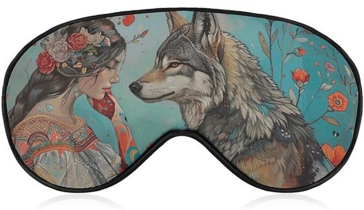 Slaapmasker - Oogmasker blinddoek - Comfortabel slapen - Verstelbare band - 20.57 x 10.41 cm - Zwart