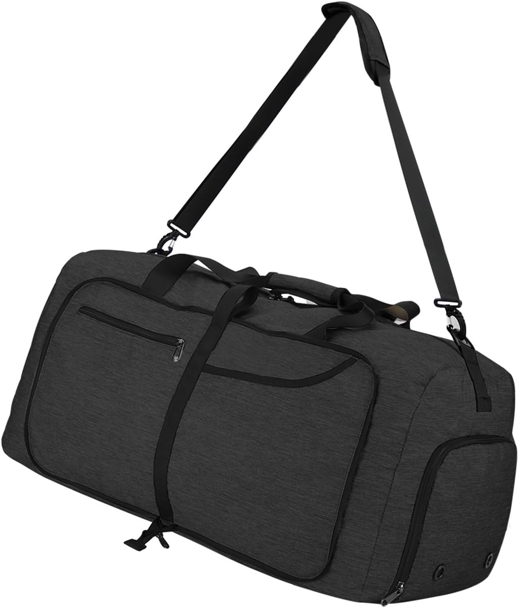 Dailygoods- Reisplunjezak 65L - Opvouwbaar - Waterdicht - Sporttas/Gymtas - Multifunctioneel - Lichtgewicht nylon - Duffelbag