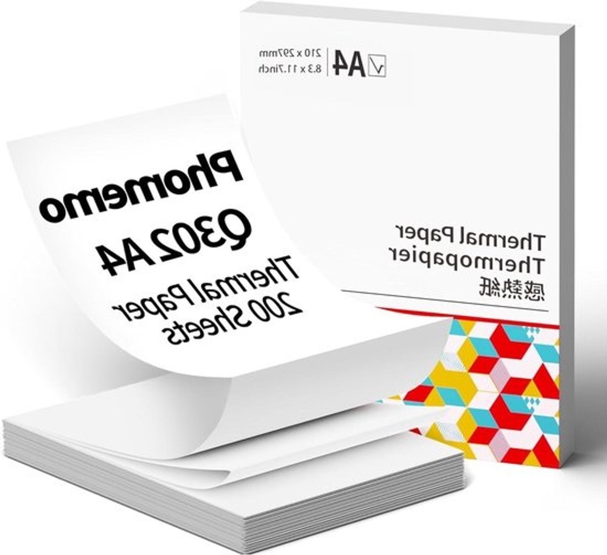 Thermisch A4 Papier - Continu Printerpapier - Documenten Printen - Gekartelde Scheurranden - 200 Vellen - Wit