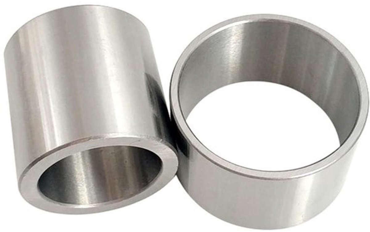 Lagerschalen 2 stuks - Lagerbussen Glijlagers - Ondersteuning en Slijtage - Gepolijst Glad Oppervlak - 12x20x10 mm - Metaal