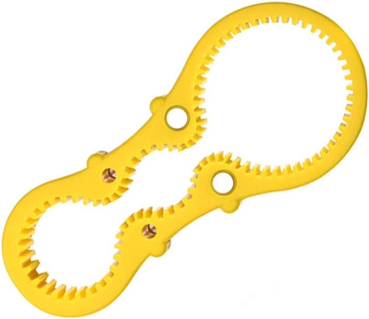 Can Bottle Opener 3 in 1 Silicone Multi Kitchen Grippers voor zwakke handen Senioren met artritis (geel)