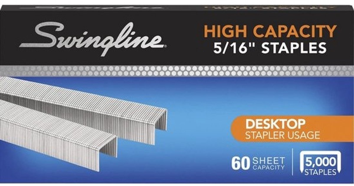 Hoge capaciteit nietjes 60 vel capaciteit 5/16 inch lengte 5000 stuks
