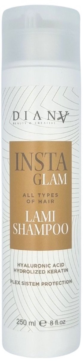 INSTAGLAM homecare Laminatie shampoo 250ml > plex system haar protect , sulfaat vrije shampoo geeft glans en voedt het haar