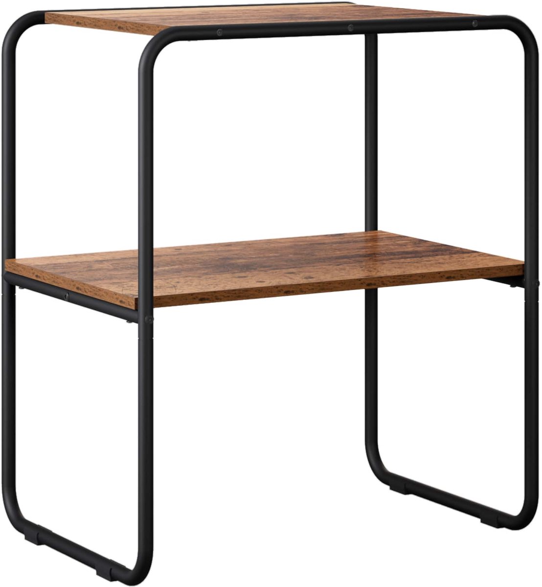 vidaXL Wandtafel - Oud - hout - 60 - x - 42,5 - x - 70 - cm - Bewerkt - hout Oud hout
