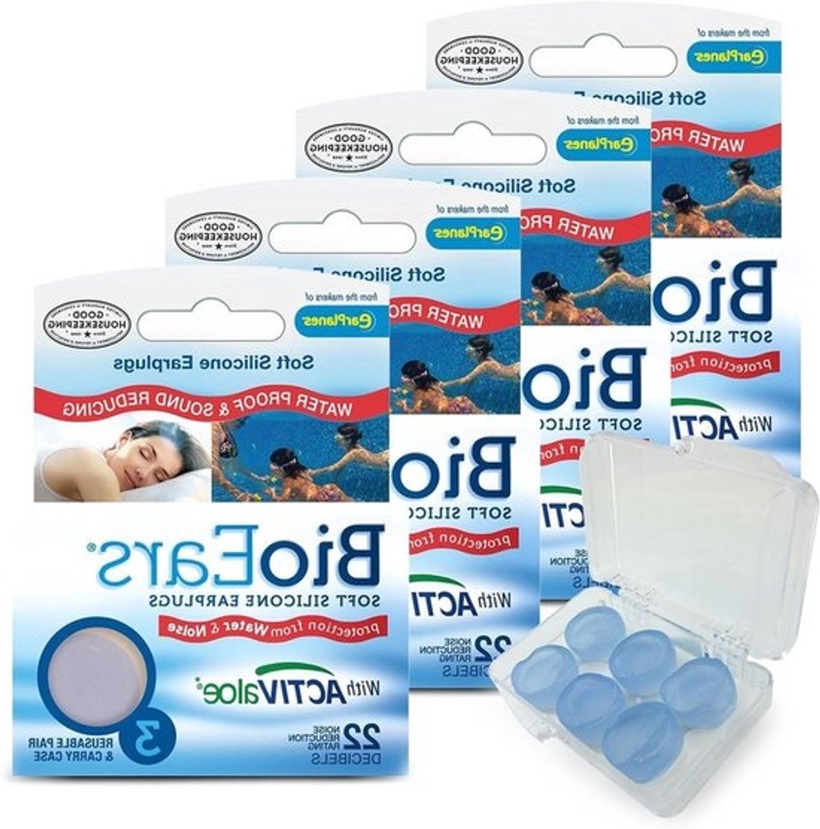 Siliconen Oordopjes - Waterdichte Doppen - Geluidsbescherming - Antimicrobieel Design - 12 Paar - Multicolor