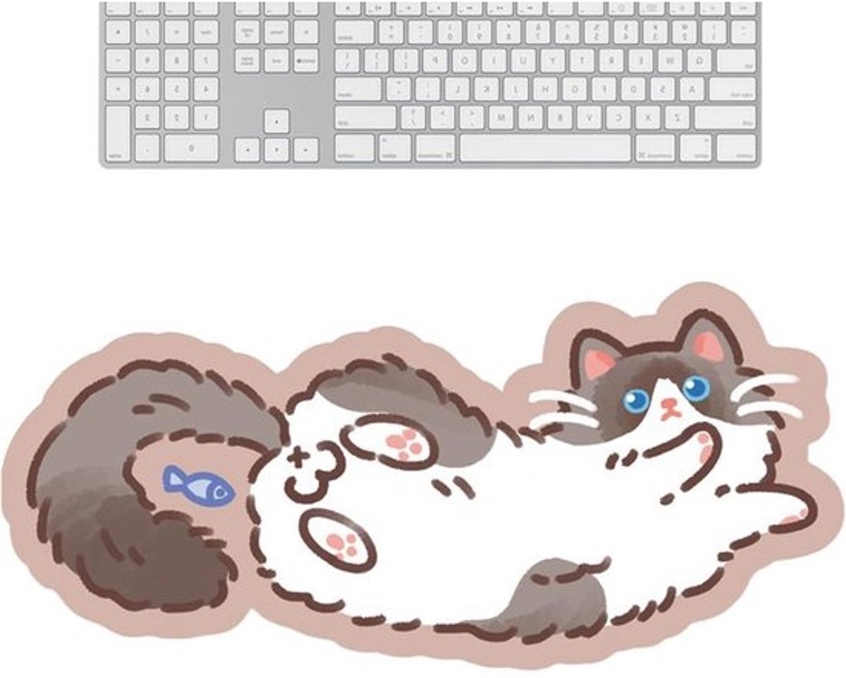 Toetsenbordmat Katten - Bureaumat Kitten - Bureau Organiseren - Antislip Onderkant - 70 x 30 cm - Niet gespecificeerd