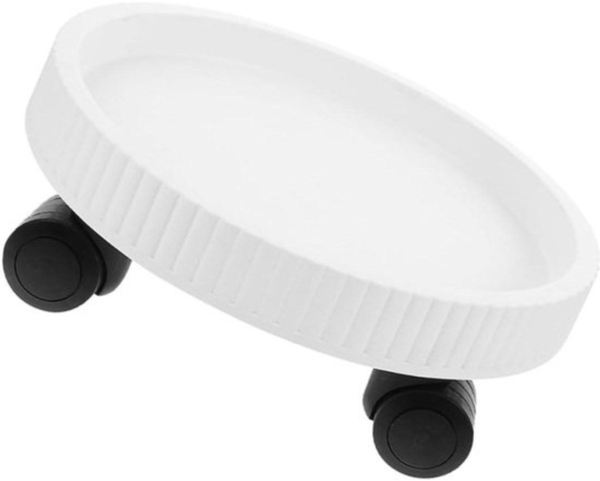 Plant Dolly Met Wielen - Bloempot Trolley - Planten Verplaatsen - Verstelbaar Onderstel - 35.3 x 35.3 x 10 cm