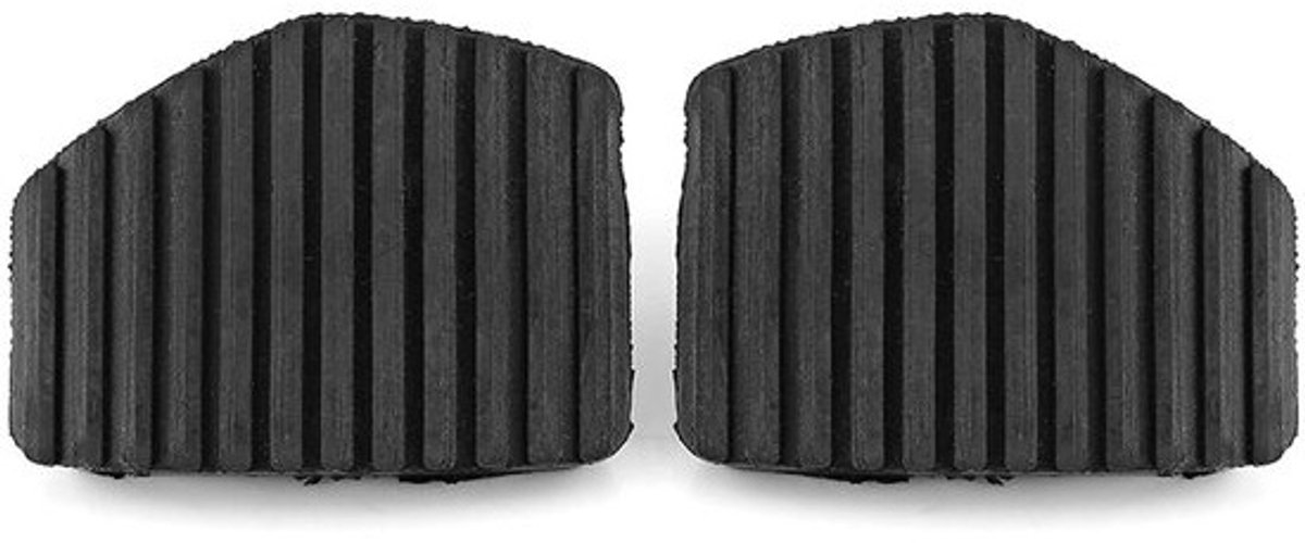 Pedaalrubber Set - Rempedaal Cover - Veilig Remmen - Antislip Oppervlak - 75 x 49 x 36 mm - Zwart