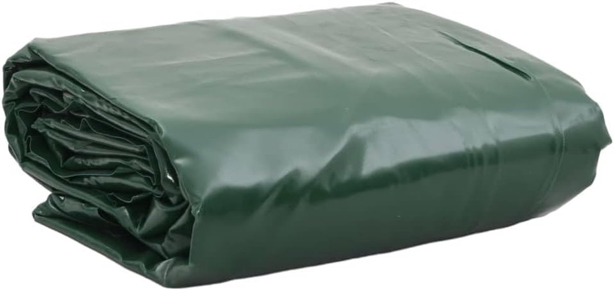 Vrachtwagenzeil, waterdicht zeil, met scheurvastheid en uv-bescherming, gemakkelijk te reinigen en op te vouwen, geschikt voor het afdekken van tuinmeubelen, werkruimtes, groen, 1,5 x 20 m
