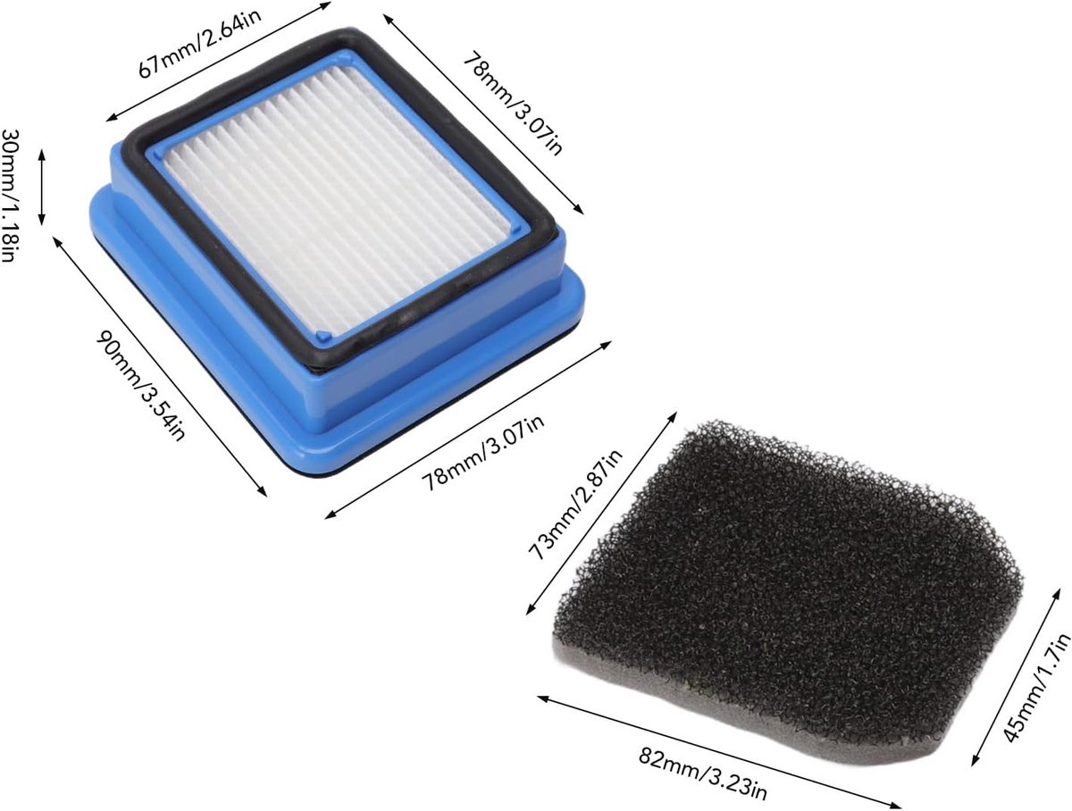Filters Vervanging Compatibel Voor AEG QX6 QX7 QX8 2 Stofzuiger Stofzuiger Filter Vervanging Filter Katoen Onderdelen Set 2 Set