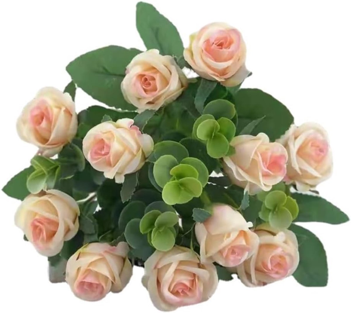 Kunstbloemen, 11 stuks, zijden kunstroos, namaakbloemen voor bruidsboeket, huis, bruiloft, feest, decoratie, doe-het-zelf
