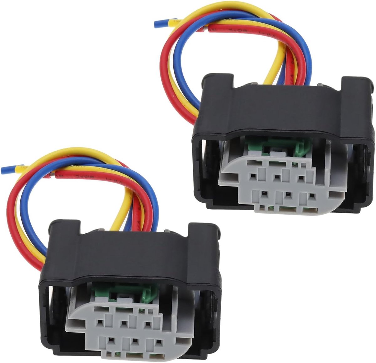 Dailygoods- Hoogte Sensor 2 Stuks - Draad Harnas Plug - 22AWG - 15 cm - ABS-kunststof - Compatibel met Land Rover L320/L322 - Harnasconnector
